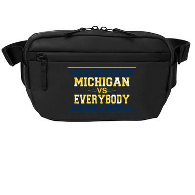 Michigan Versus Everybody Sports College Football Fan Crossbody Pack