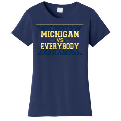 Michigan Versus Everybody Sports College Football Fan Women's T-Shirt