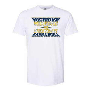 Michigan Versus Everybody Sports College Football Fan Softstyle CVC T-Shirt