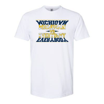 Michigan Versus Everybody Sports College Football Fan Softstyle® CVC T-Shirt