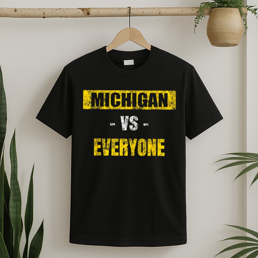 Michigan Vs. Everyone Vintage Michigan Revenge Tour T-Shirt