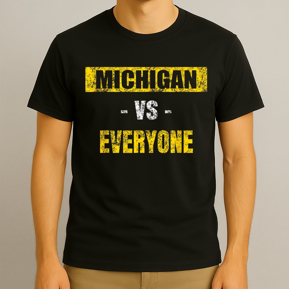 Michigan Vs. Everyone Vintage Michigan Revenge Tour T-Shirt