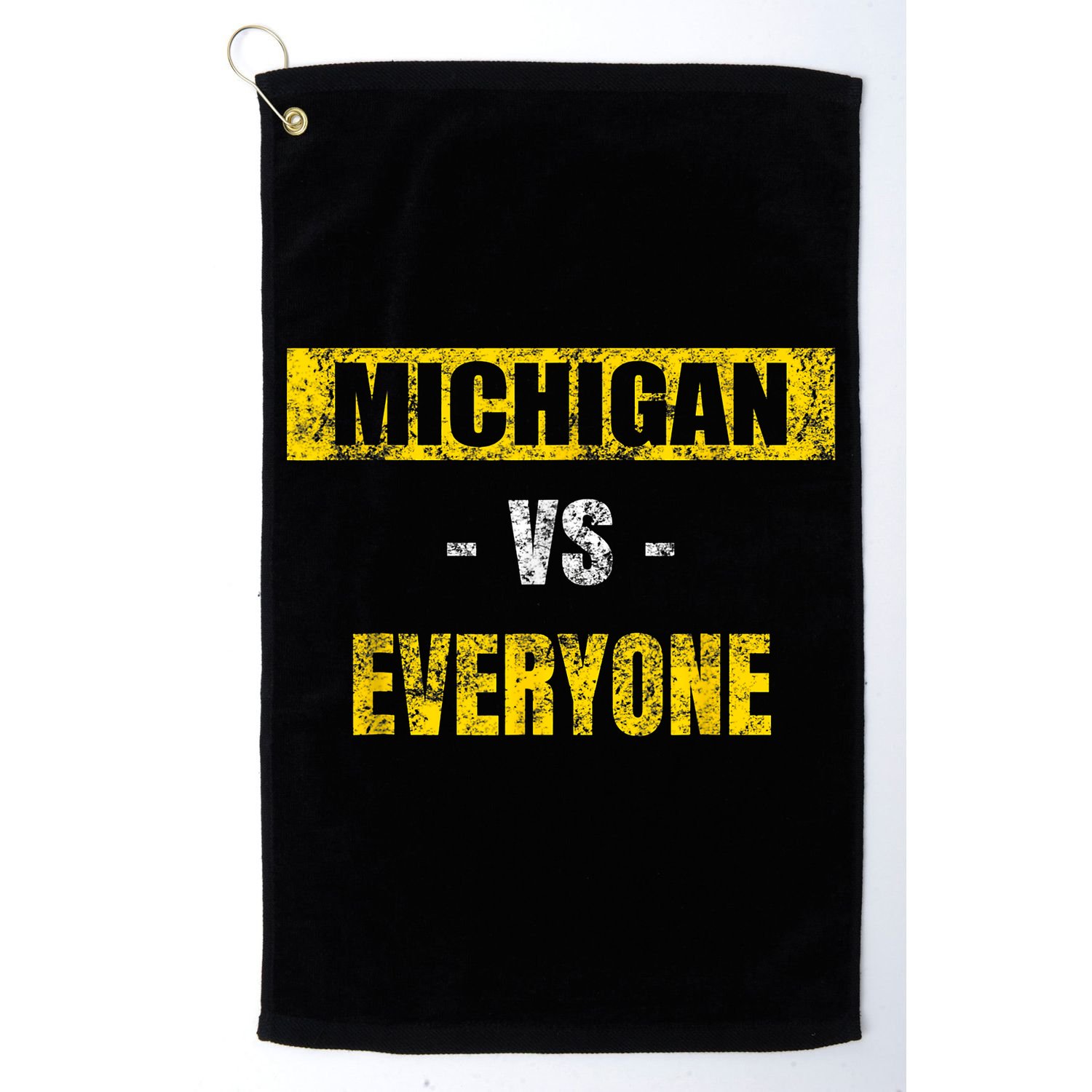 Michigan Vs. Everyone Vintage Michigan Revenge Tour Golf Towel