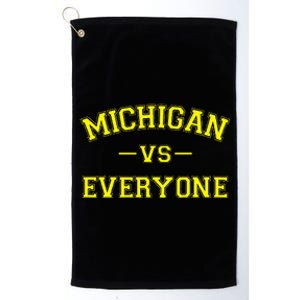 Michigan vs Everyone Funny Battle  Platinum Collection Golf Towel