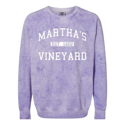 Martha's Vineyard Est 1602 Colorblast Crewneck Sweatshirt