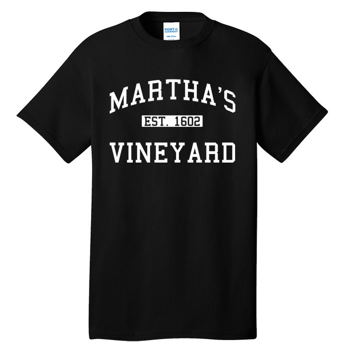 Martha's Vineyard Est 1602 Tall T-Shirt