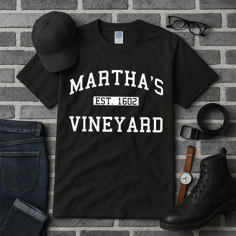 Martha's Vineyard Est 1602 Tall T-Shirt