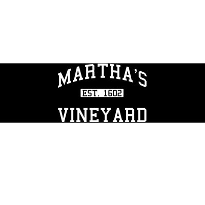 Martha's Vineyard Est 1602 Bumper Sticker