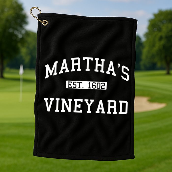 Martha's Vineyard Est 1602 Golf Towel