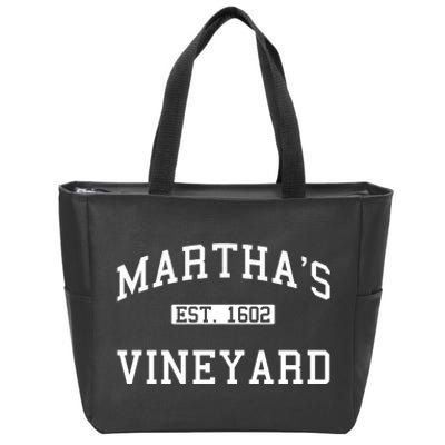 Martha's Vineyard Est 1602 Zip Tote Bag