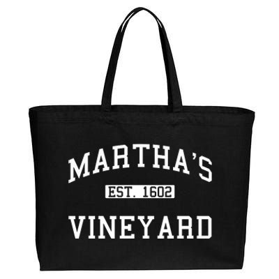 Martha's Vineyard Est 1602 Cotton Canvas Jumbo Tote