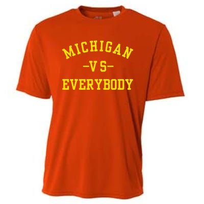 Michigan vs Everyone Everybody  Cooling Performance Crew T-Shirt