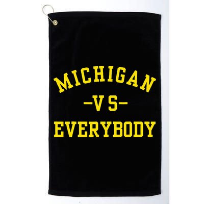 Michigan vs Everyone Everybody  Golf Towel