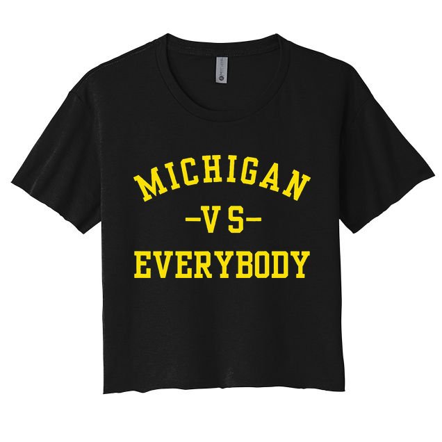 Michigan vs Everyone Everybody  Crop Top