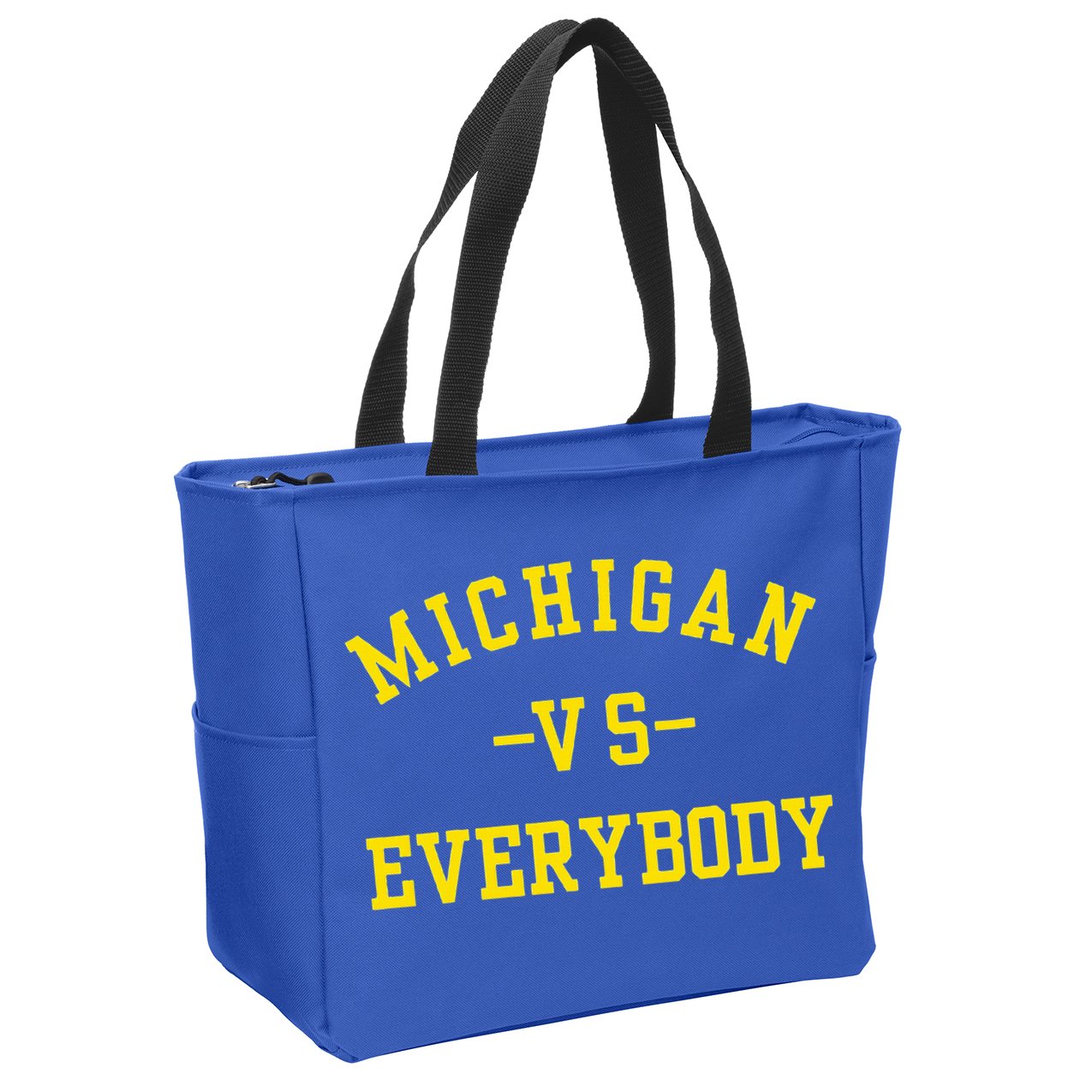 Michigan vs Everyone Everybody  Zip Tote Bag