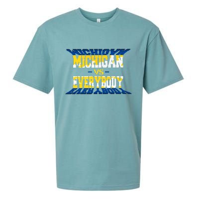 Michigan vs. Everyone  Sueded Cloud Jersey T-Shirt