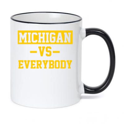 Michigan Vs Everybody 11oz Black Color Changing Mug