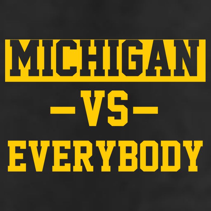 Michigan Vs Everybody Adult Drive Performance Visor