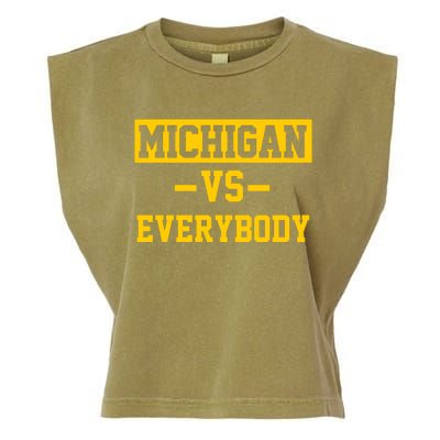 Michigan Vs Everybody Garment-Dyed Women's Muscle Tee