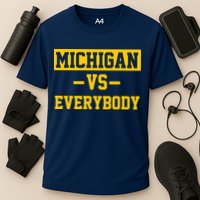 Michigan Vs Everybody Cooling Performance Crew T-Shirt
