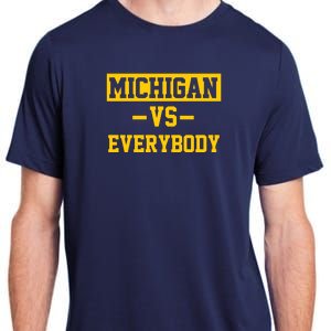 Michigan Vs Everybody Adult ChromaSoft Performance T-Shirt