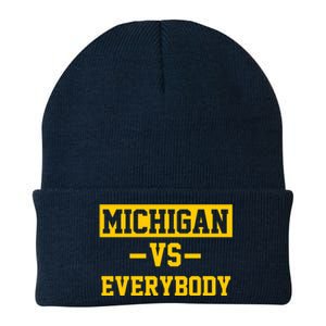 Michigan Vs Everybody Knit Cap Winter Beanie