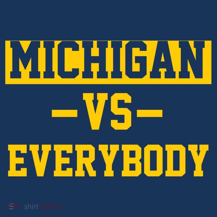 Michigan Vs Everybody 16 in Basic Backpack