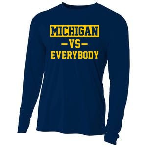 Michigan Vs Everybody Cooling Performance Long Sleeve Crew