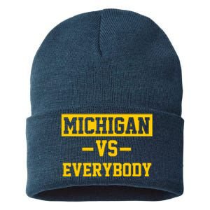 Michigan Vs Everybody Sustainable Knit Beanie