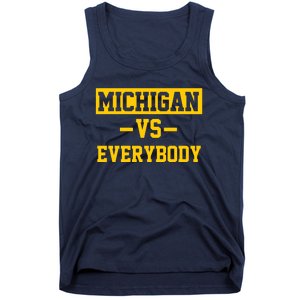 Michigan Vs Everybody Tank Top