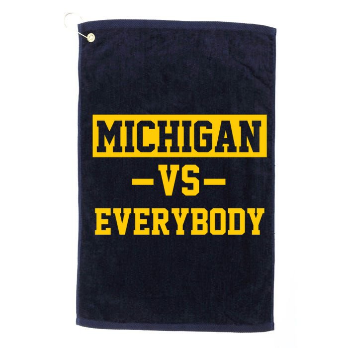 Michigan Vs Everybody Platinum Collection Golf Towel