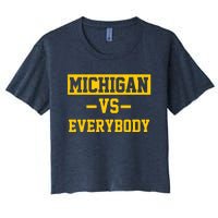 Michigan Vs Everybody Women's Crop Top Tee