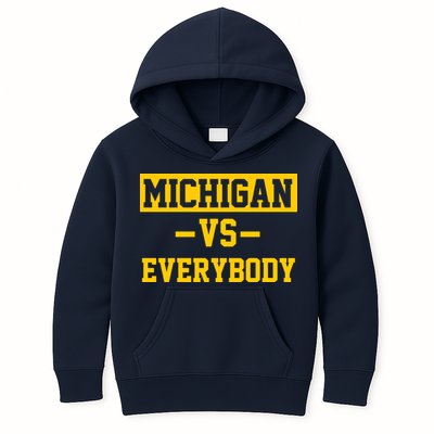 Michigan Vs Everybody Kids Hoodie