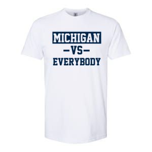 Michigan Vs Everybody Softstyle CVC T-Shirt