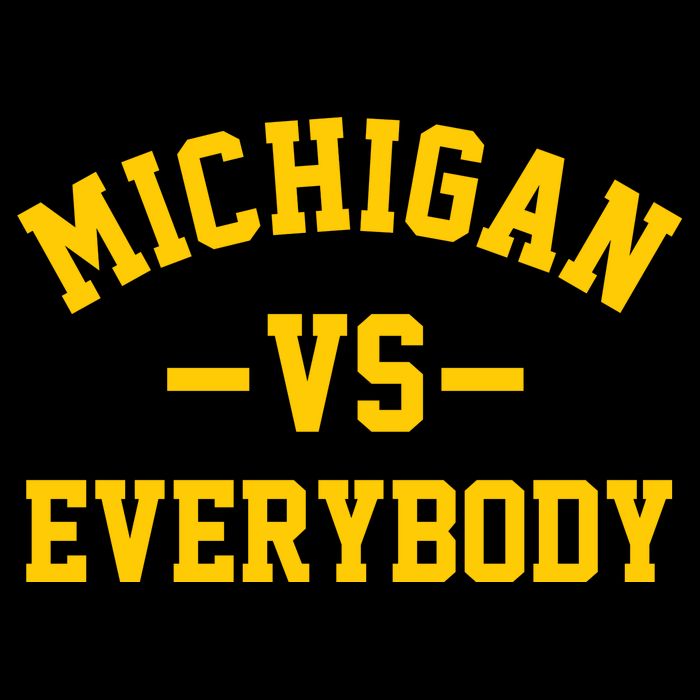 Michigan Vs Everyone Everybody Quote City Backpack