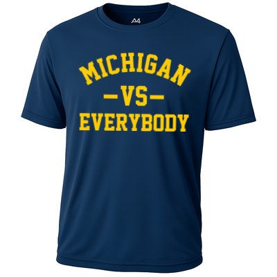 Michigan Vs Everyone Everybody Quote Performance Shirt