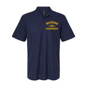 Michigan Vs Everyone Everybody Quote Softstyle Adult Sport Polo