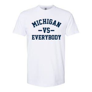 Michigan Vs Everyone Everybody Quote Softstyle® CVC T-Shirt