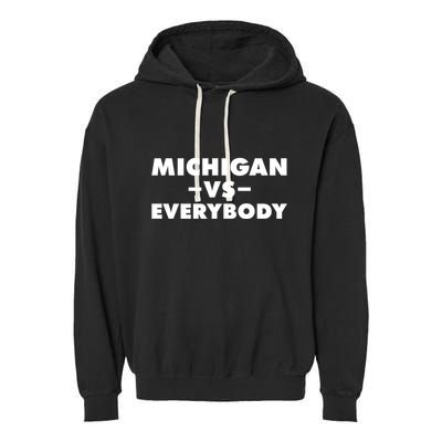 Michigan Versus Everybody Garment-Dyed Fleece Hoodie
