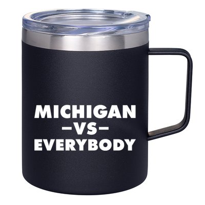 Michigan Versus Everybody 12oz Stainless Steel Coffee Mug