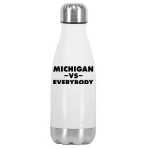 Michigan Versus Everybody Stainless Steel Insulated Water Bottle