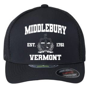 Middlebury Vermont Est 1761 Varsity Logo Flexfit Unipanel Trucker Cap