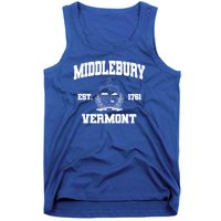 Middlebury Vermont Est 1761 Varsity Logo Tank Top