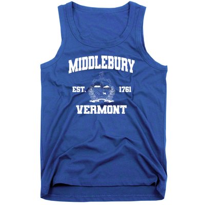 Middlebury Vermont Est 1761 Varsity Logo Tank Top