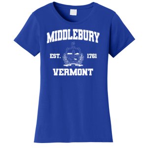 Middlebury Vermont Est 1761 Varsity Logo Women's T-Shirt