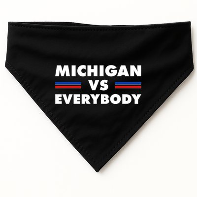 Michigan Vs Everybody Retro USA-Made Doggie Bandana