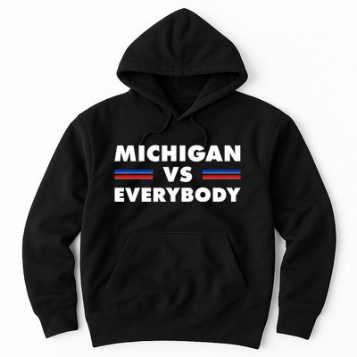 Michigan Vs Everybody Retro Hoodie