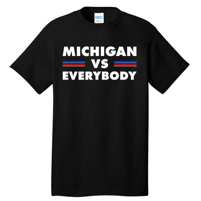 Michigan Vs Everybody Retro Tall T-Shirt