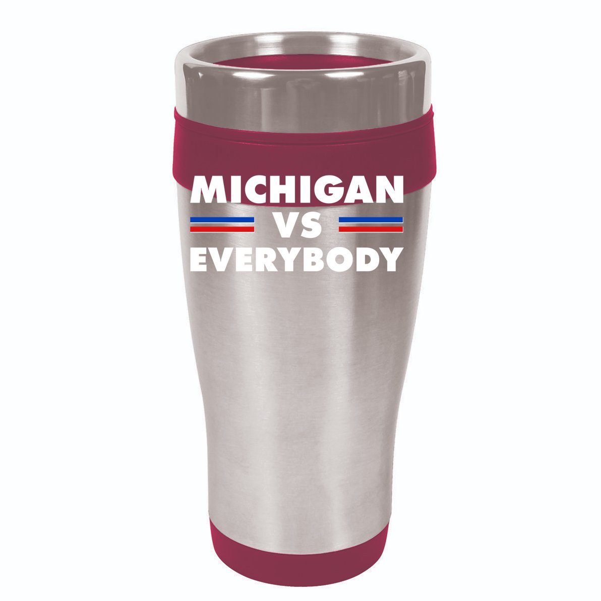 Michigan Vs Everybody Retro V-Neck T-Shirt