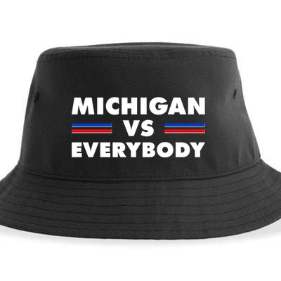 Michigan Vs Everybody Retro Sustainable Bucket Hat